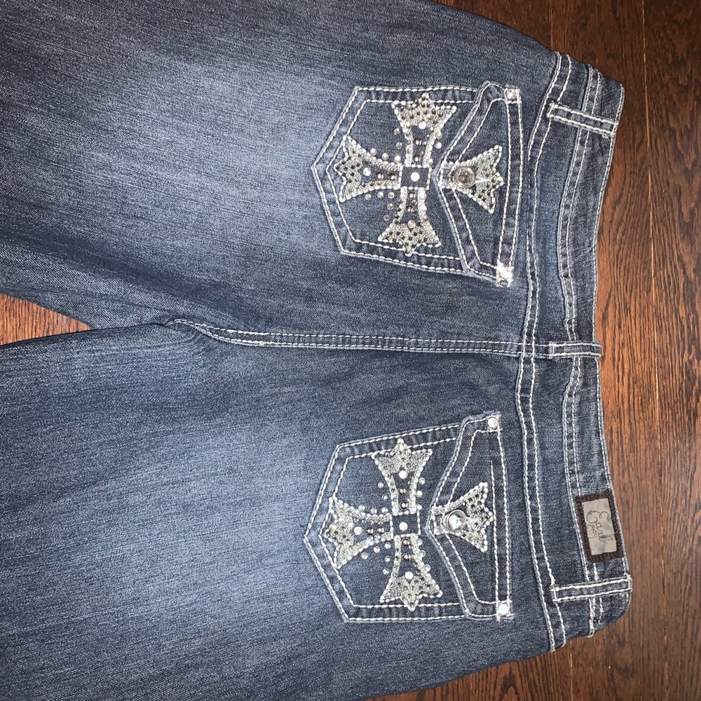 Earl jeans rhinestone jeans